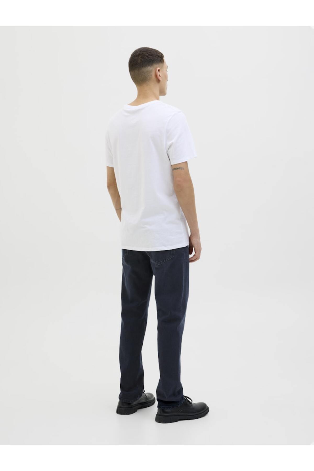 شلوار جین مردانه راسته فاق نرمال | جک اند جونز Jack & Jones jjiclark-jjpremium-jj-396-noos-12274713 - تصویر 6