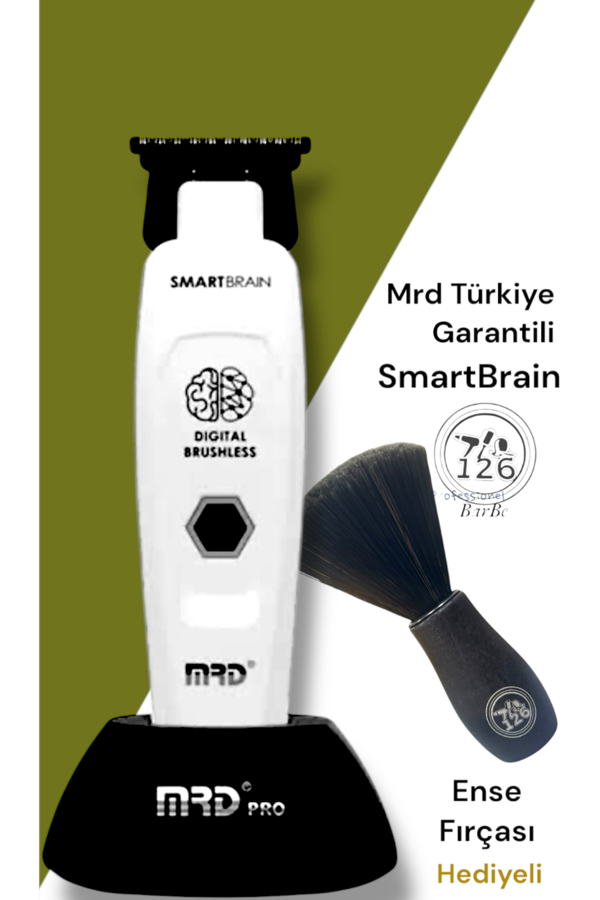 Mrd Smart Brain Beyaz Renk Saç Sakal Ense Çizim Makinası