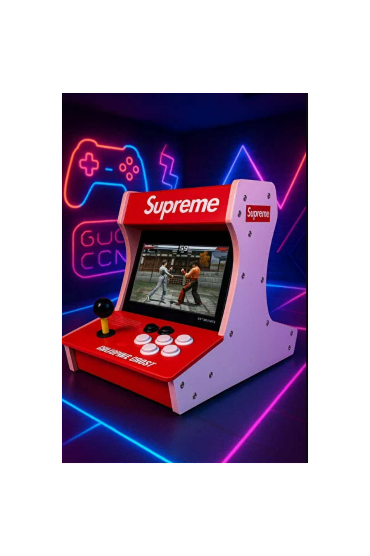 Ozmik SUPREME Çift Arcade Kol 10inç Çift Ekran 3000+ OYUNLU RETRO