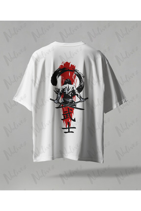 Nulivez Japon Anime Tasarımı Sırt Baskılı Yüksek Kalite Kompakt Unisex Oversi...