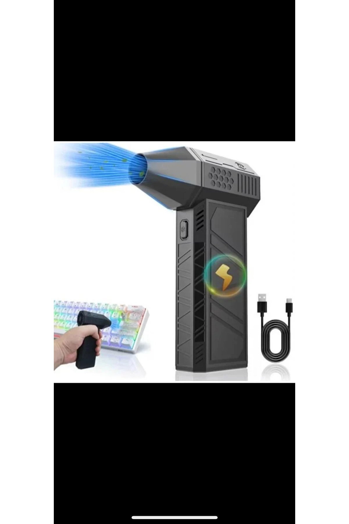 Promplus Mini Jet Fan Super power Mangal Fanı