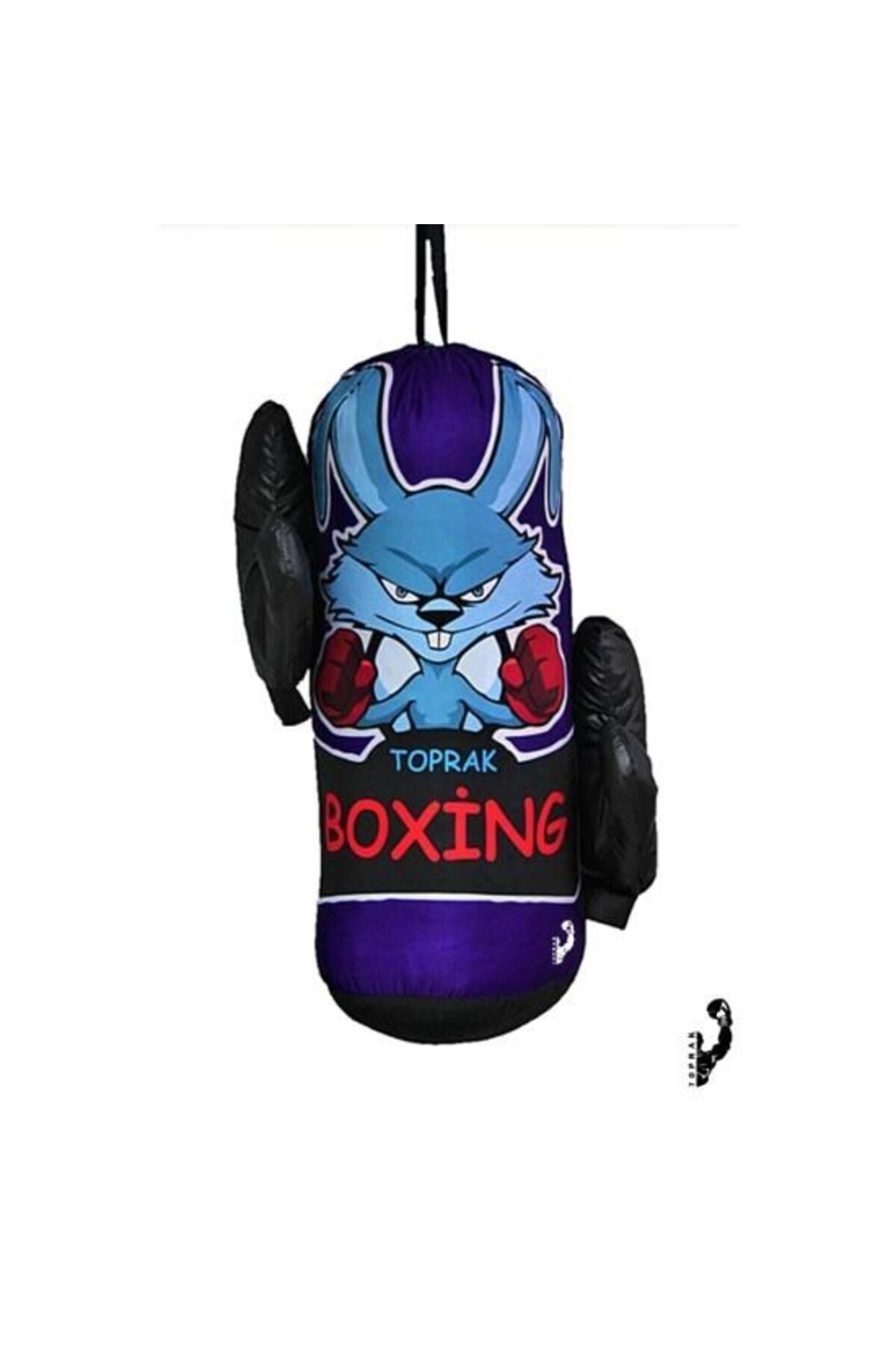 MDKConceptShop Çocuk Boks Kum Torbası Eldiven Dahil 2-6 Yaş Lacivert