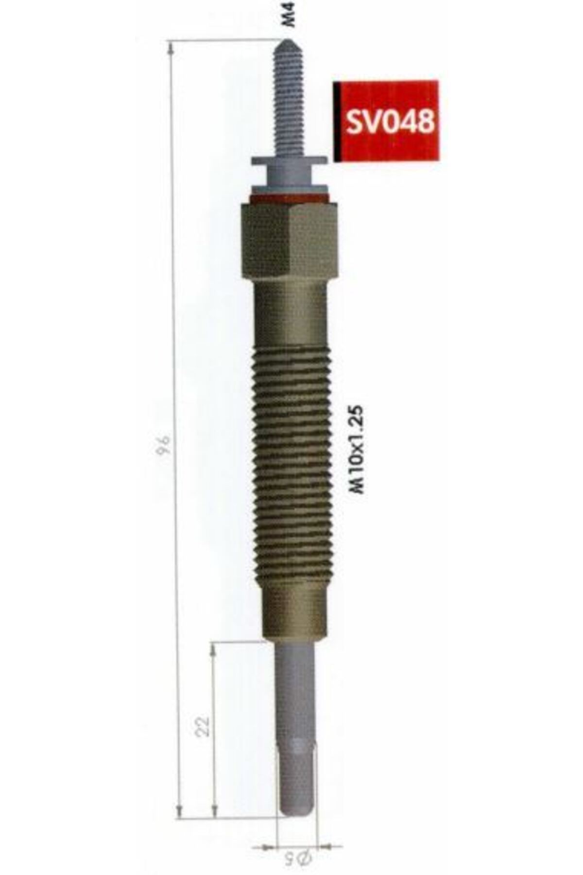 SVAC Kızdırma Bujisi 11V Hyundaı H1 H100 Starex 2.5 D-Td Y.M 11V
