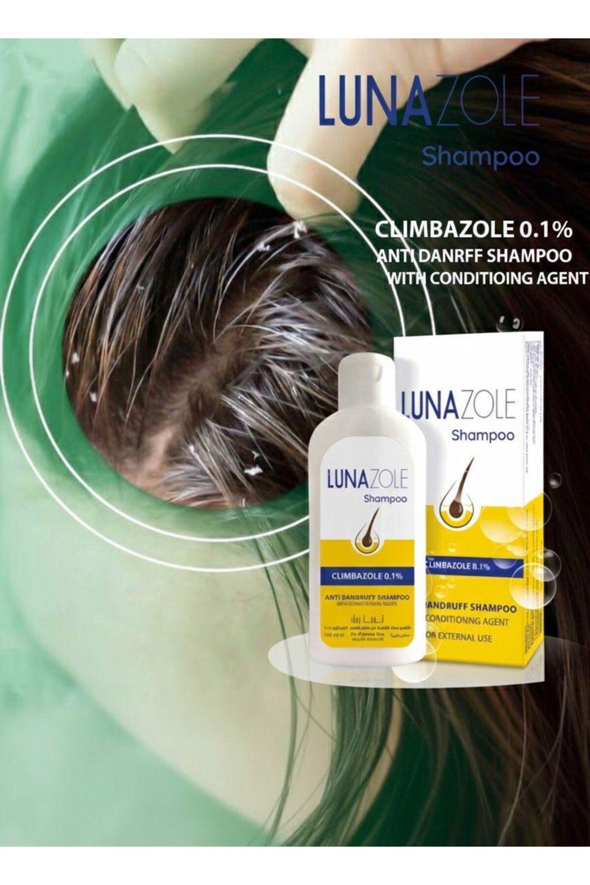Luna لونازول شامبو مضاد للقشرة 100 ومنعم بانثينول Lunazole Anti dandruff Sham...