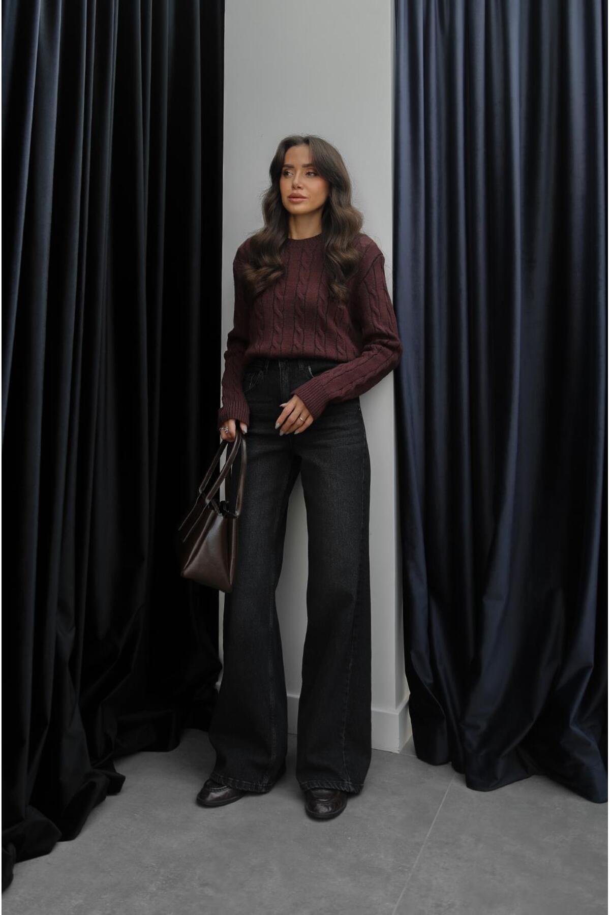 Havoş Джинси Füme Tintli Wide Leg