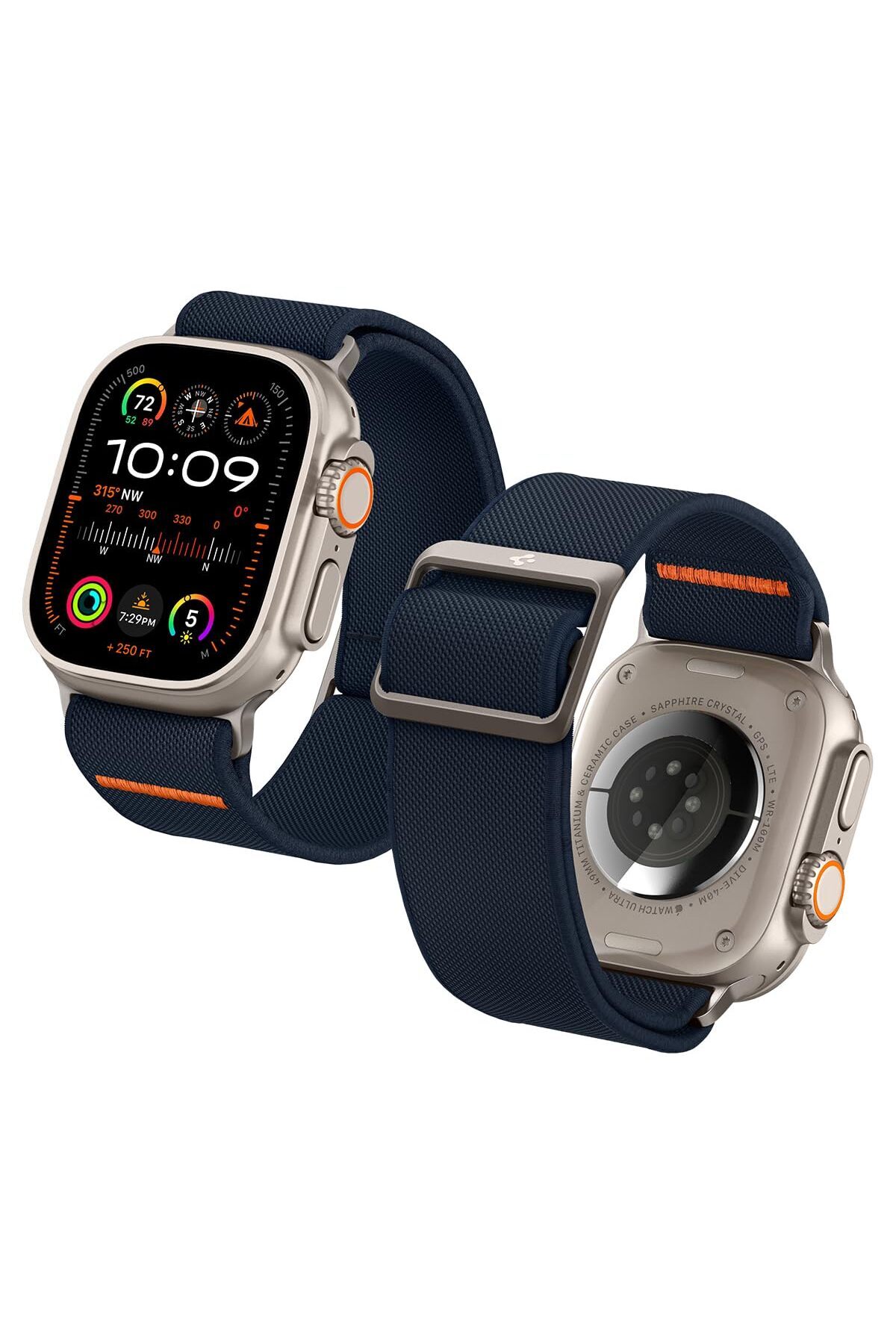 Hepta Collection 49mm Ultra Seri 3/2/1-46mm Seri 11/10-45mm Seri 9/8/7-44mm Seri SE3/SE2/SE/6/5/4 ile uyumlu Kordon K