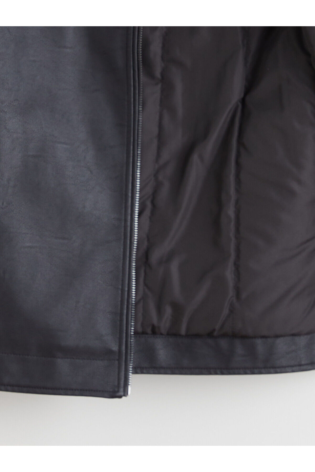 LC Waikiki  Standart Kalıp Gömlek Yaka Erkek Mont - Görsel 7