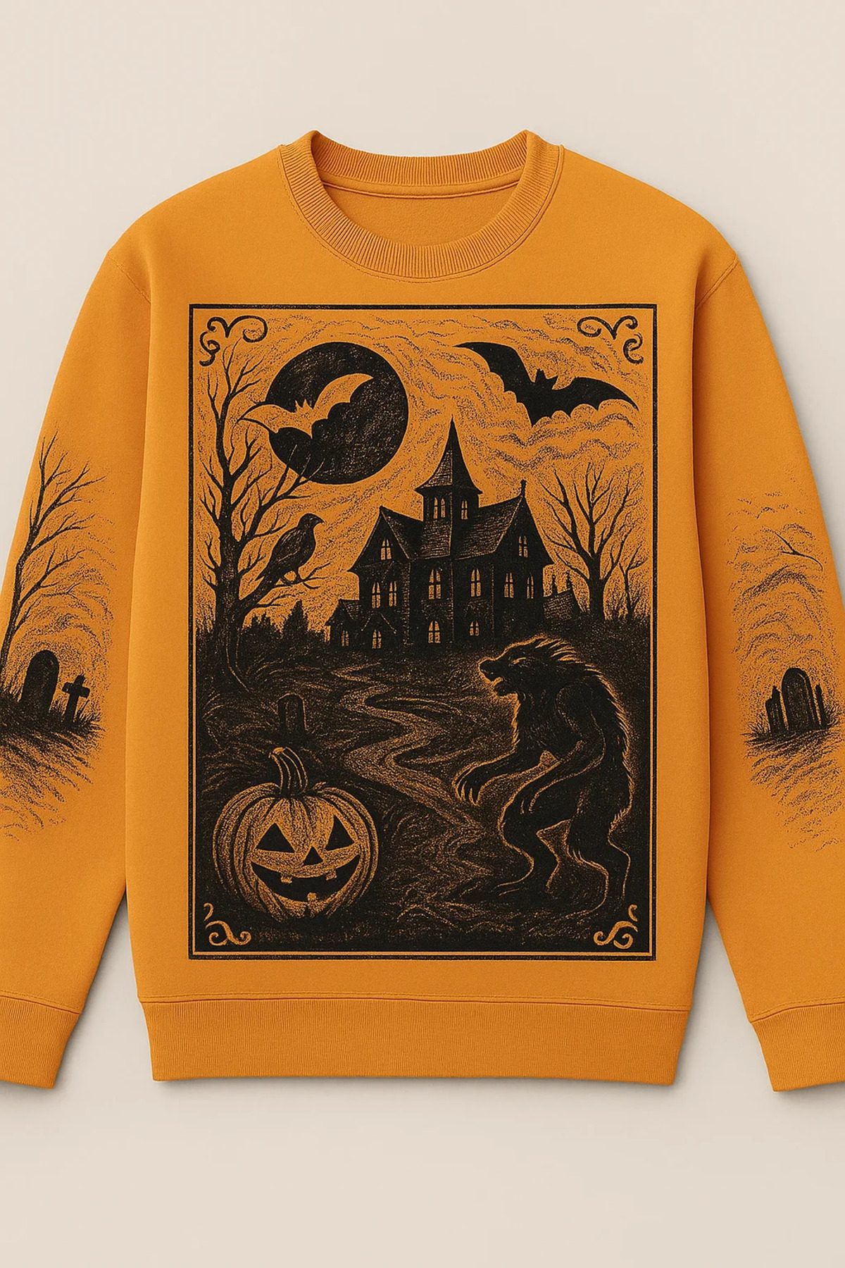 Krallar Tekstil Halloween Edition Hoodie – Sınırlı Üretim!