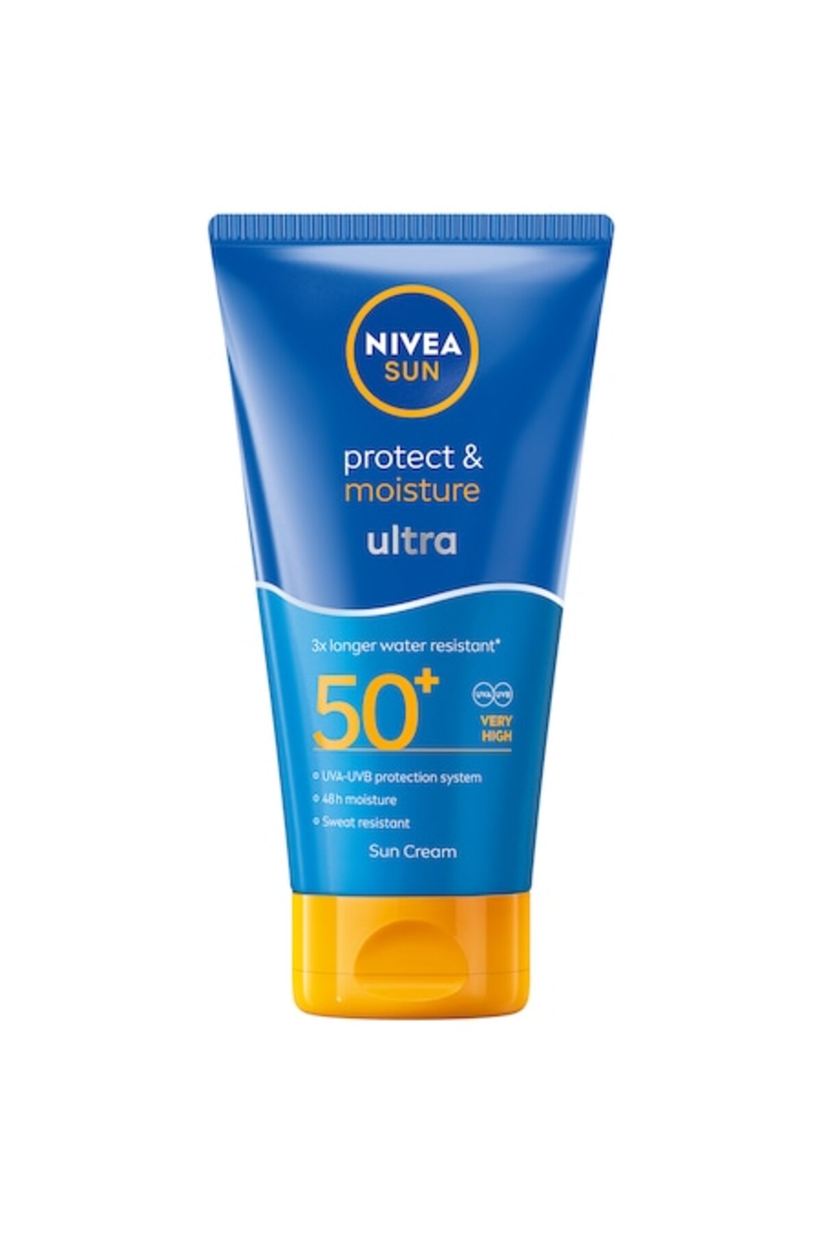 NIVEA SUN Protect & Moisture Αντηλιακή λοσιόν SPF 50+, 150 ml