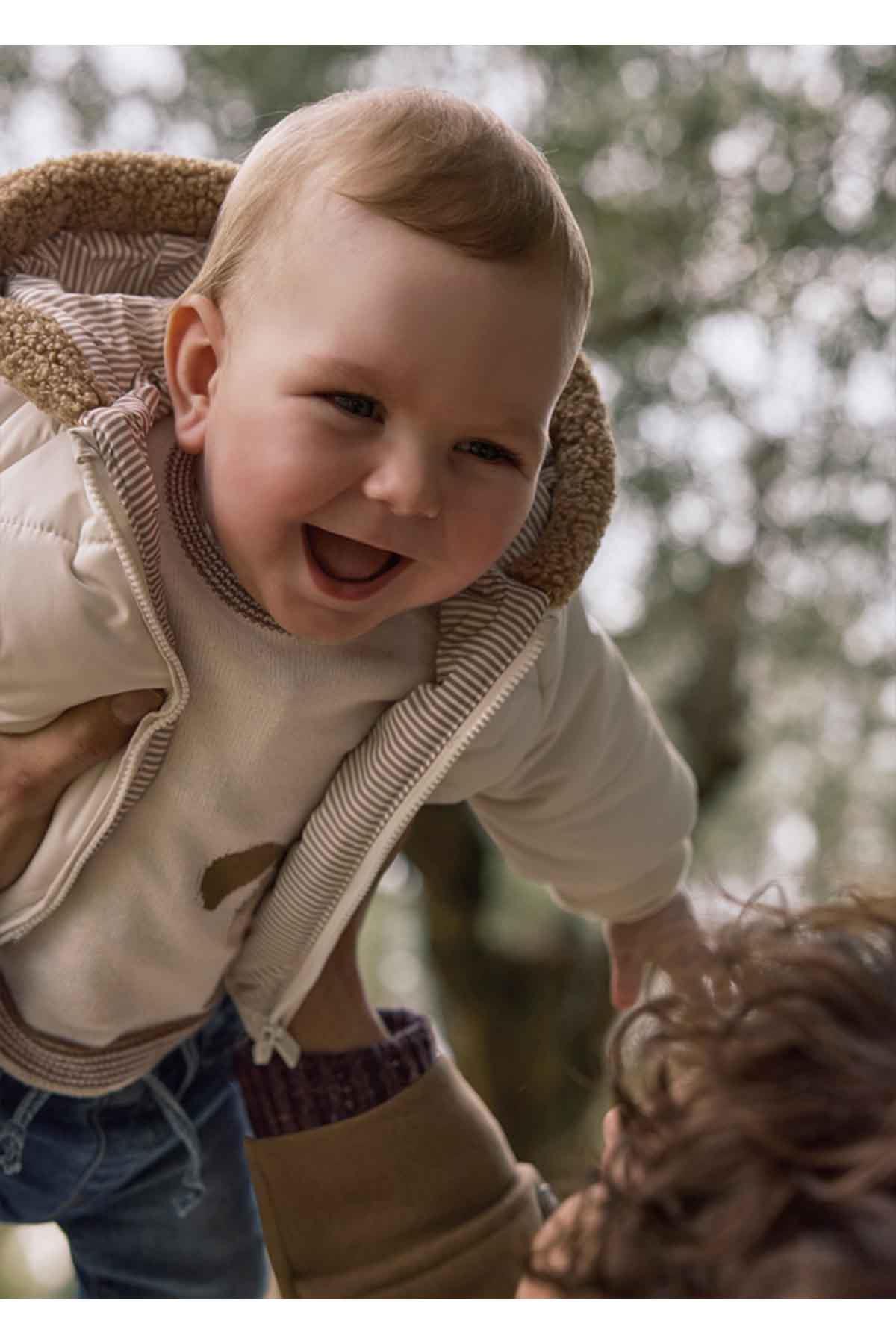 Mayoral Kışlık Erkek Bebek Çift Taraflı Mont - Kahve ve Ekru fotoğrafı 2 (önizleme)