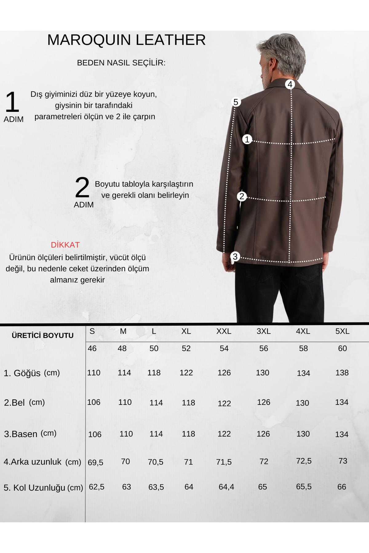 MQ Leather Maroquin Leather Bruno Erkek Uzun Deri Kaban görsel 7