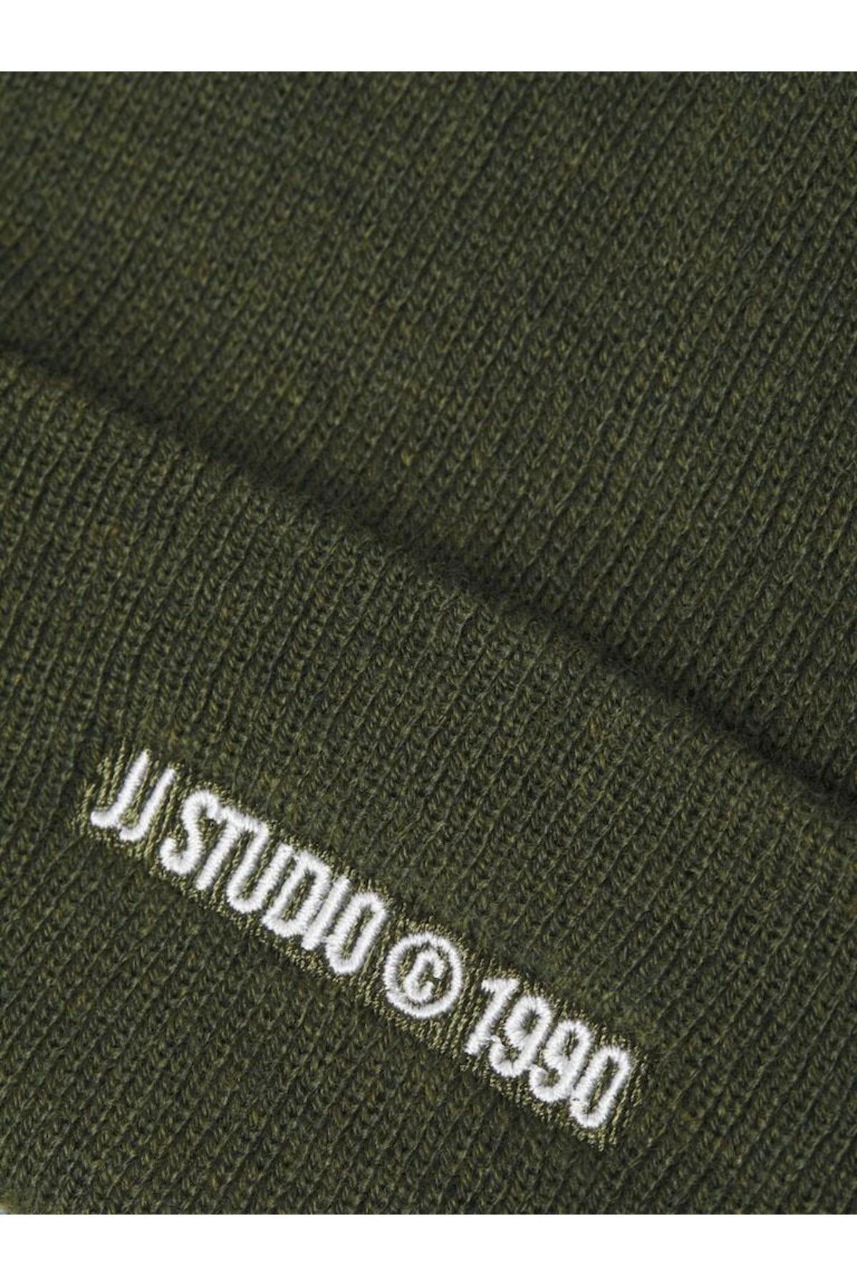 برت/کلاه بافتنی مردانه راسته | جک اند جونز Jack & Jones 12259203 - تصویر 2