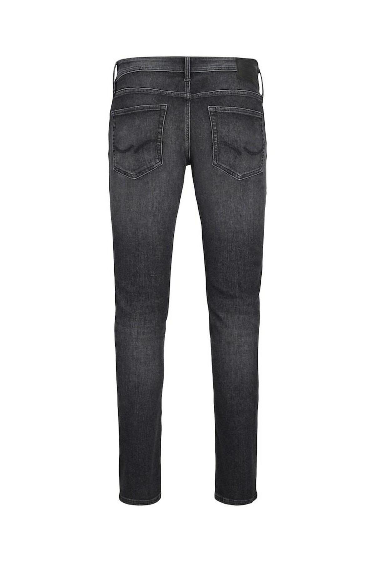 شلوار جین مردانه راسته فاق کوتاه | جک اند جونز Jack & Jones 5003052389 - تصویر 3
