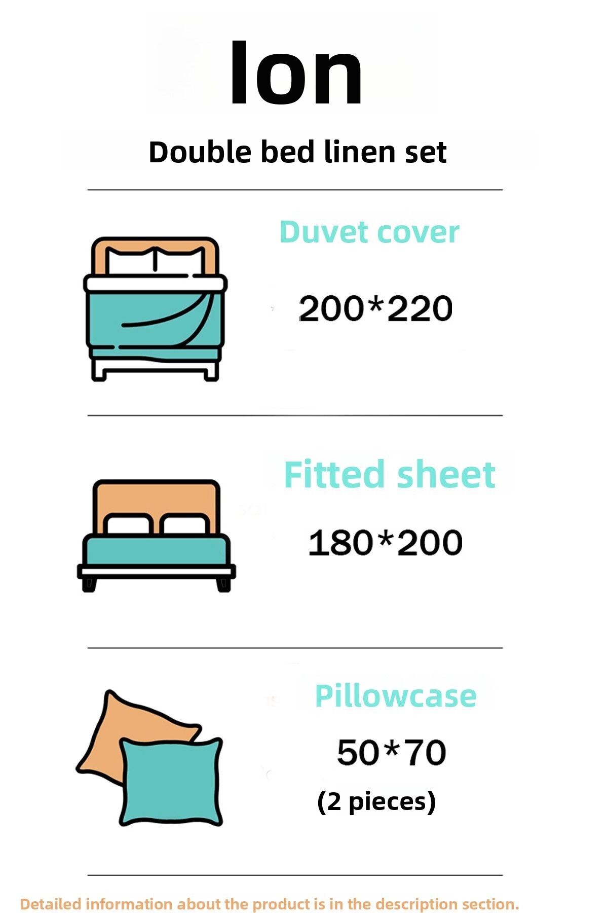 İQON Σετ Παπλωματοθήκη Ρετρό Καφέ Διπλό Ελαστικό