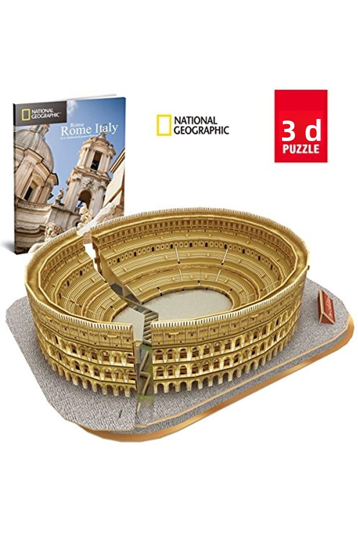 پازل سه‌بعدی نشنال جئوگرافیک: کولوسئوم، ۱۳۱ قطعه