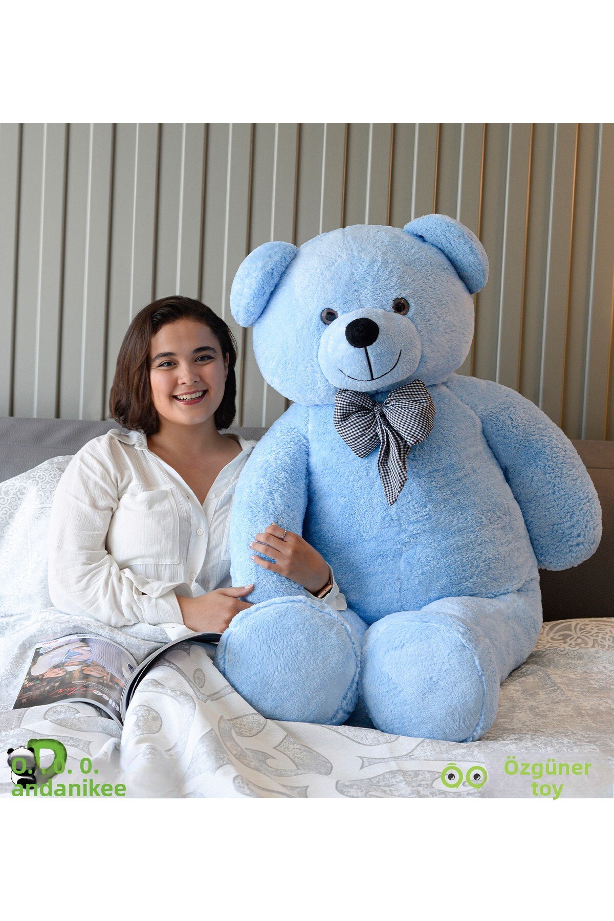 Pandamkee Giant Big Plush Teddy Bear 170 cm Gift Bear (100% Local