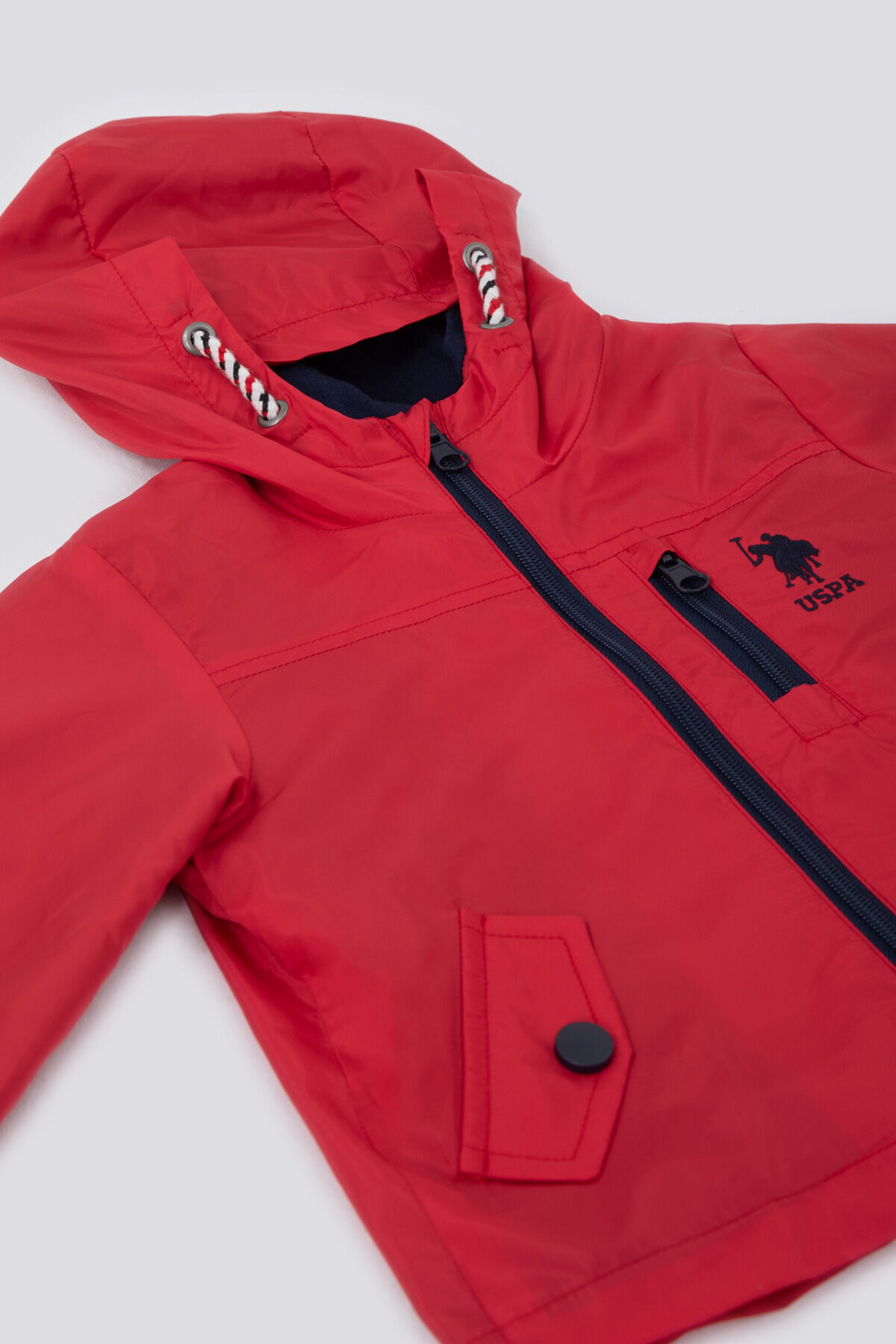 U.S. Polo Assn. U.S. Polo Assn Erkek Bebek Kırmızı Mont fotoğrafı 2 (önizleme)