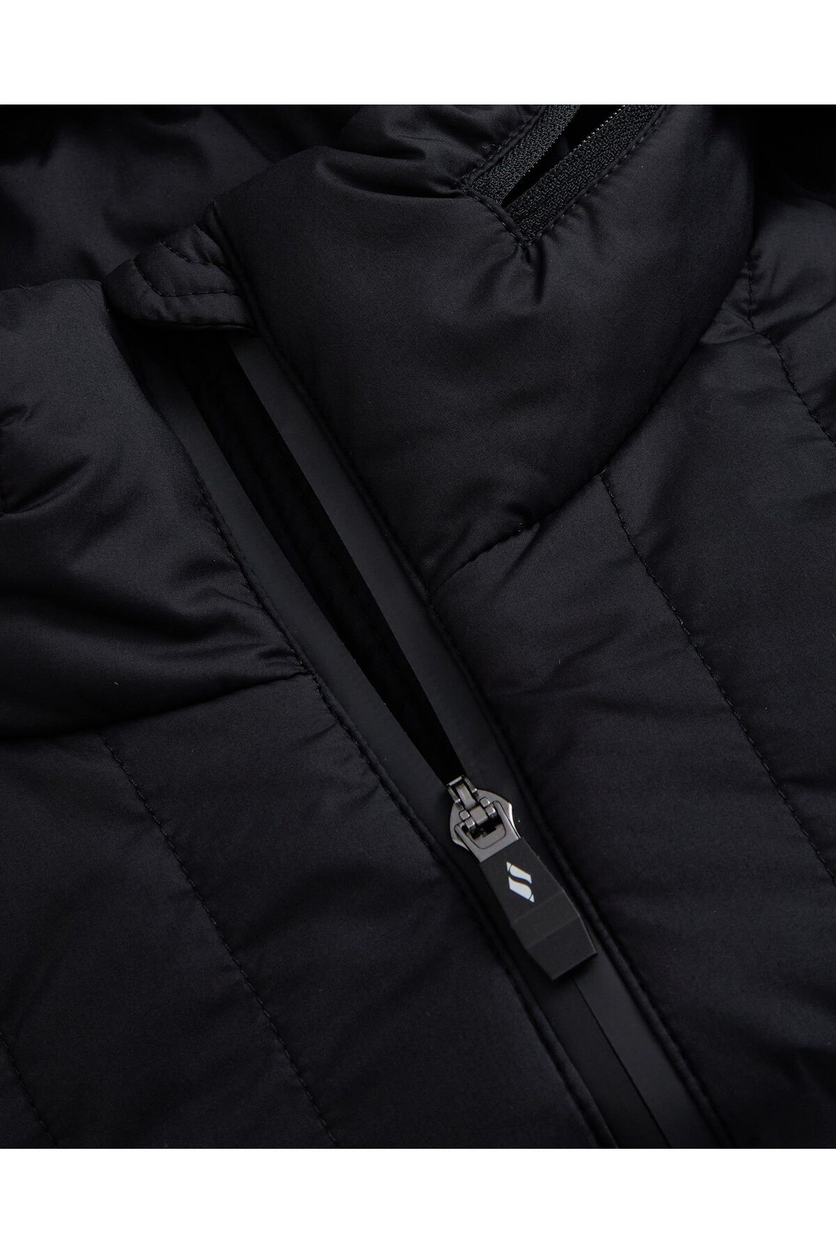 Skechers  W Outerwear Padded Jacket Kadın Siyah Mont S242063-001 - Görsel 4