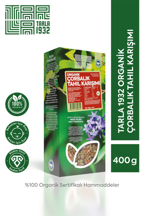 Tarla 1932 Organik Çorbalık Tahıl Karışımı | Katkısız & Doğal | 400 g