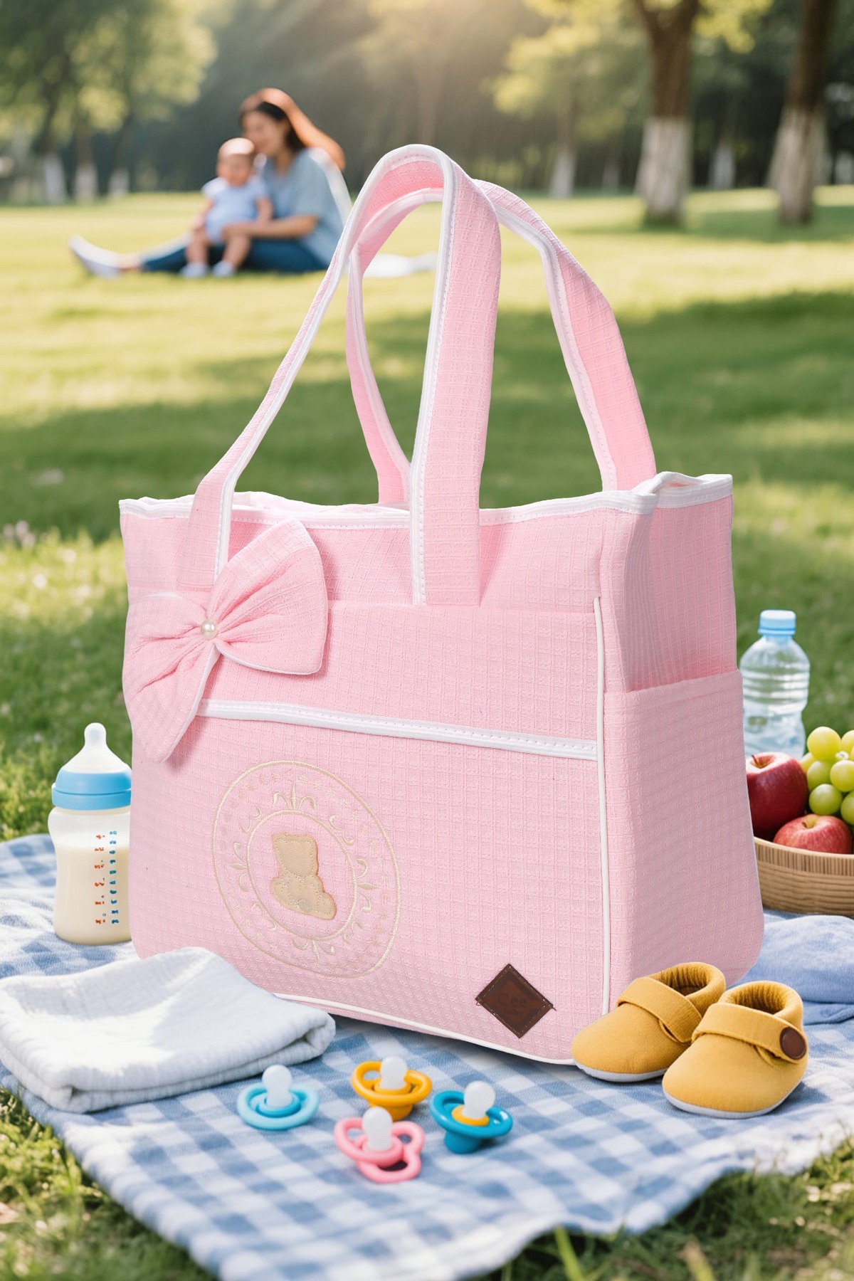 CEE Baby Tasarım El Taşıma Bebek Bakım Çantası fotoğrafı 7 (önizleme)