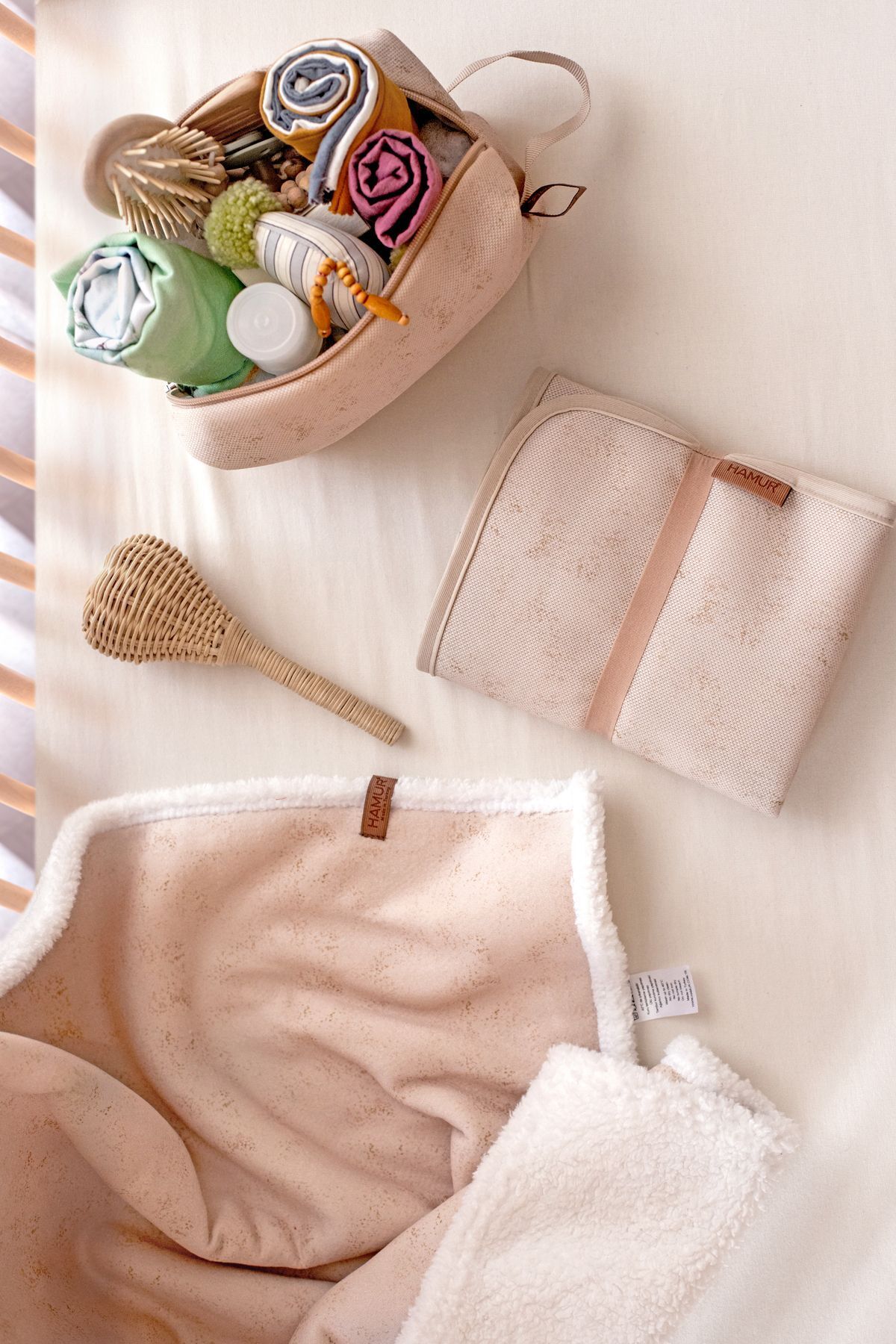 HAMUR Fluffy Bebek Battaniyesi 80x100 Solid Bej Düz Kundak Puset Çift Taraflı Koyun Tüyü Battaniye 100x80 fotoğrafı 4 (önizleme)