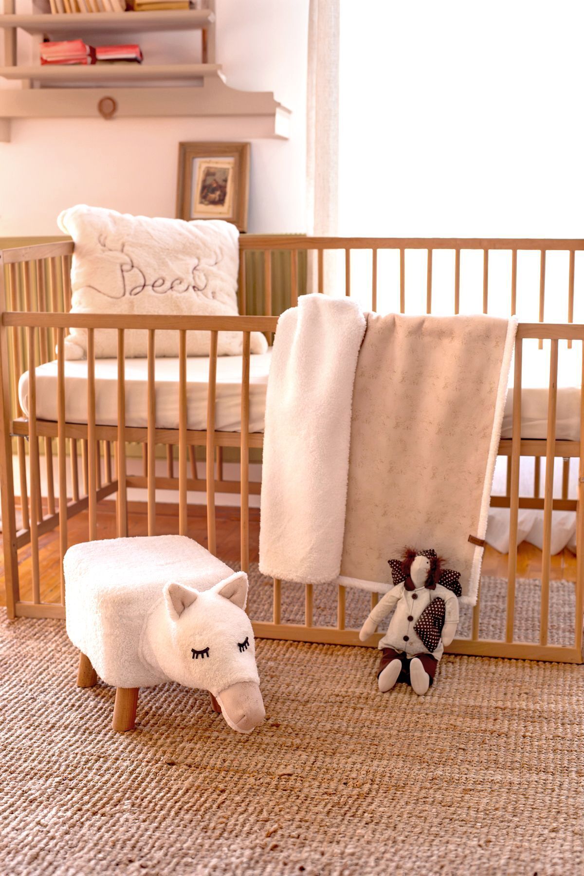 HAMUR Fluffy Bebek Battaniyesi 80x100 Solid Bej Düz Kundak Puset Çift Taraflı Koyun Tüyü Battaniye 100x80 fotoğrafı 6 (önizleme)