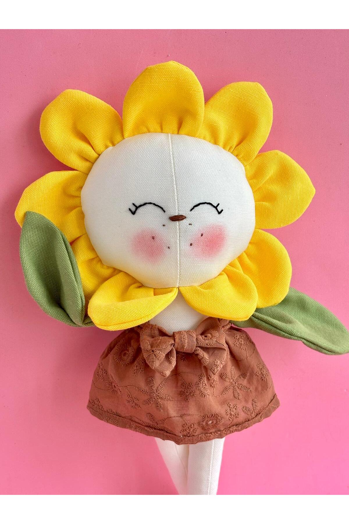 CAPELLA TOYS Oyuncak Bebek Çiçek Lalu %100 Pamuk El Yapımı Bez Bebek Oyun ve Uyku Arkadaşı Özel Hediye Kutulu fotoğrafı 6 (önizleme)