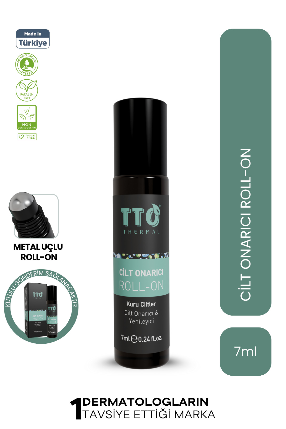TTO Cilt Bakım Roll-On Onarıcı 7 ml Thermal Kuru Ciltler — 8684576001221