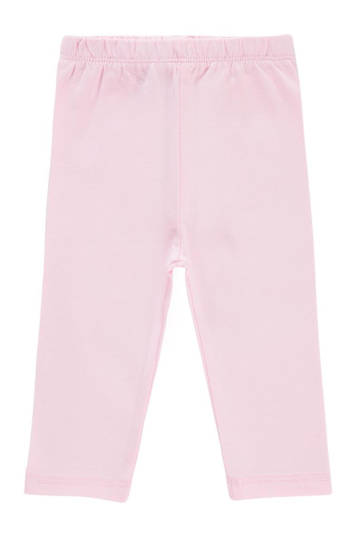 سیویل بیبی جوراب شلواری بلند ساده یک طرفه بدون درز 6-18 ماه - صورتی 18-24 ماه