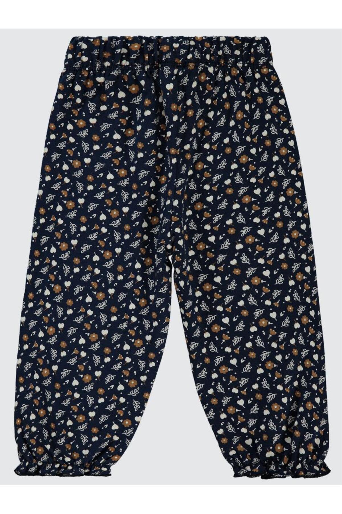 سیویل بیبی پاپوش طرح قلب و برگ سایز ۶-۱۸ ماه - سرمه‌ای سایز ۱۸-۲۴ ماه