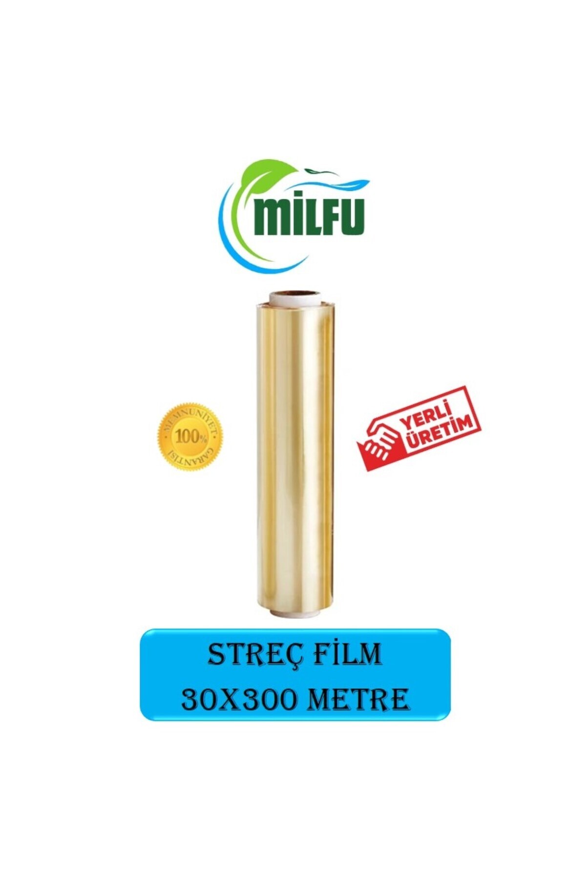 Milfu Gıda Streç Film 30 Cm X 300 Metre