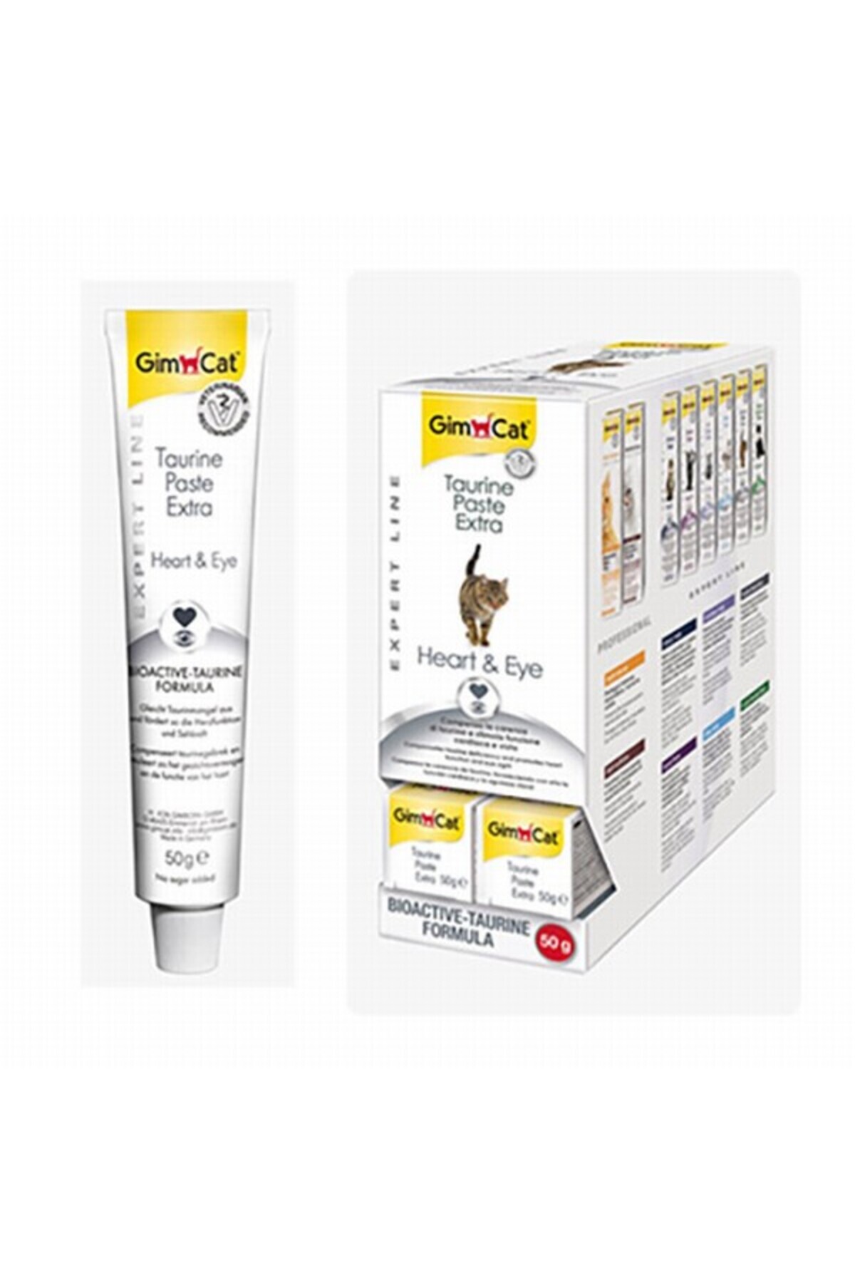 Gimcat Taurine Paste Exstra Kalp ve Göz Sağlığı Destekleyici Taurinli Kedi Macunu 50 Gr