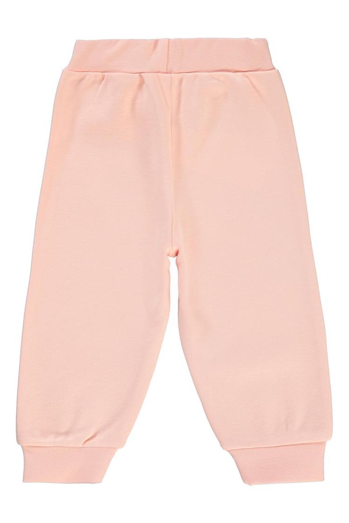 سیویل بیبی شورت نوزادی طرح گل عشق سایز ۶-۱۸ ماه - پودری سایز ۶-۹ ماه