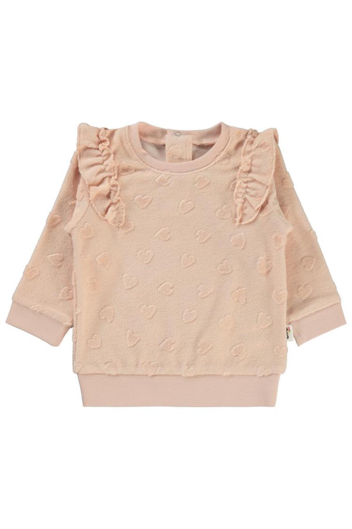 سیویل بیبی سویشرت ژاکارد طرح قلب برای ۶ تا ۱۸ ماه - پودری ۱۲ تا ۱۸ ماه