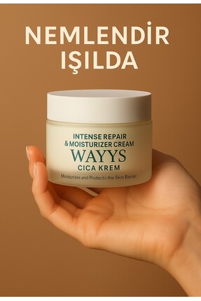 WAYYS CİCA KREM ETKİN NEMLENDİRİCİ
