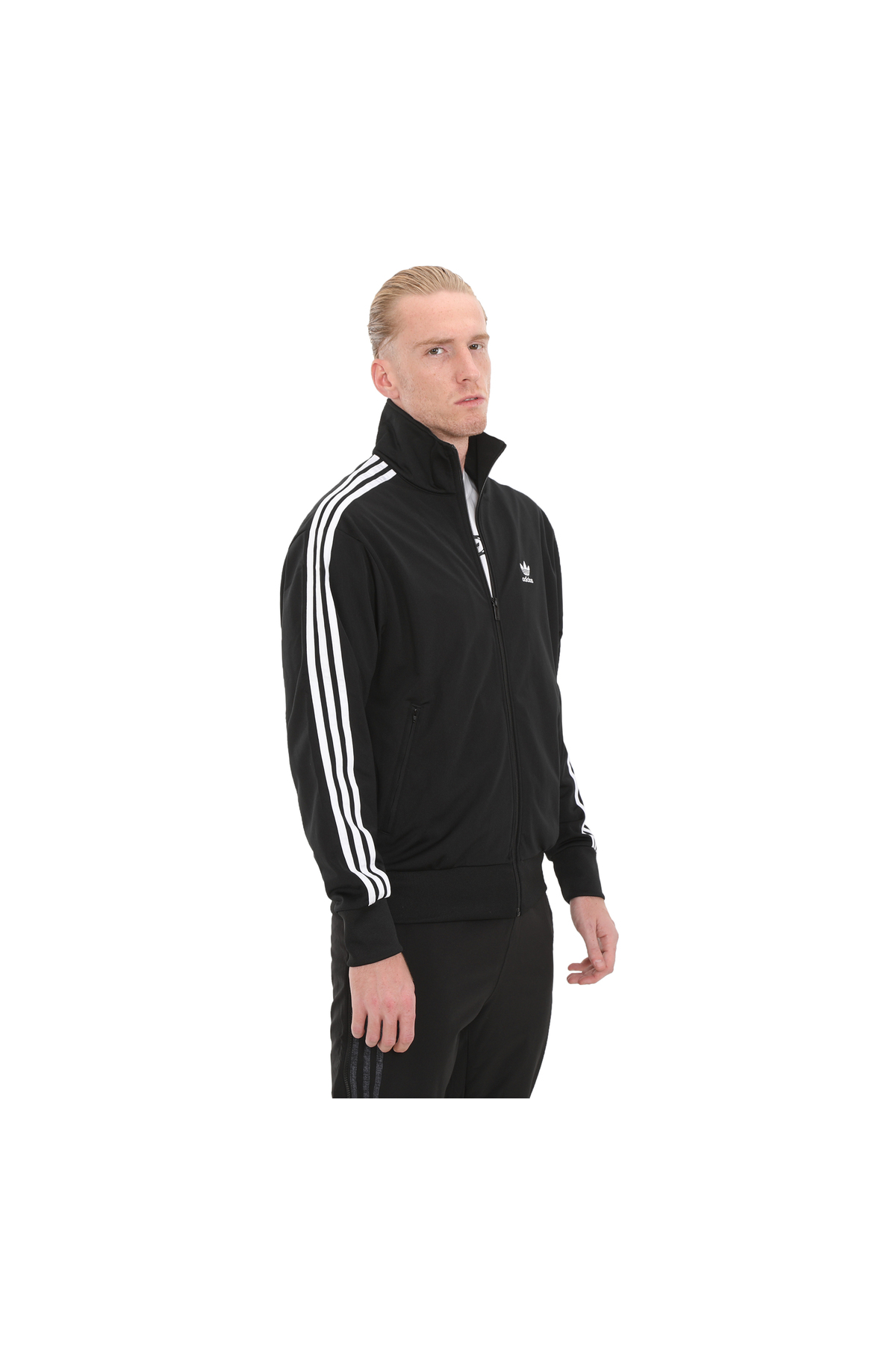 adidas IJ7058-E Fırebırd Tt Erkek Ceket Siyah görsel 3