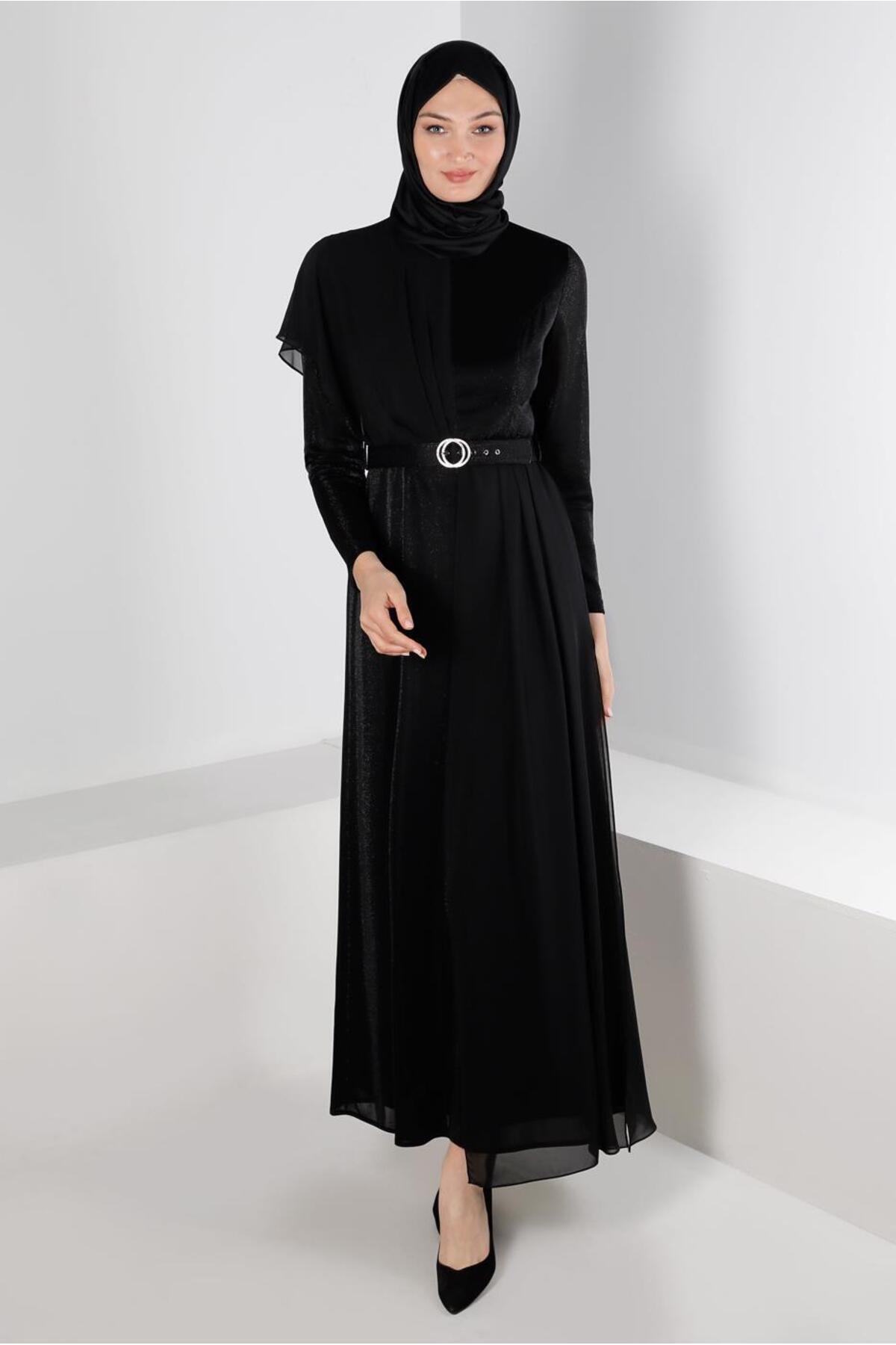 آلوینا لباس شب راه راه با کمربند ۵۰۲۵۴ آلوینا لباس شب راه راه با کمربند ۵۰۲۵۴