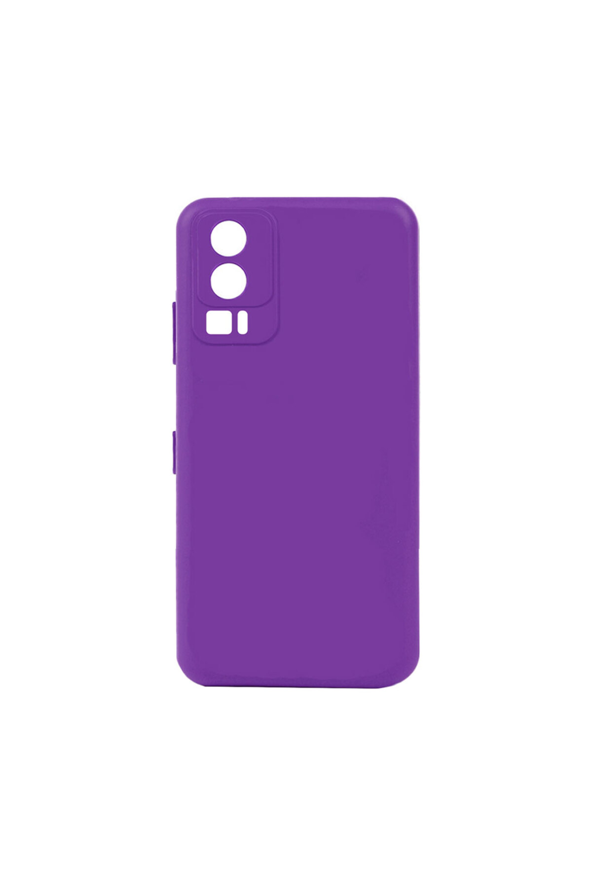 General Mobile 23 Case Durable Matte and Flexible Soft Silicone - Purple