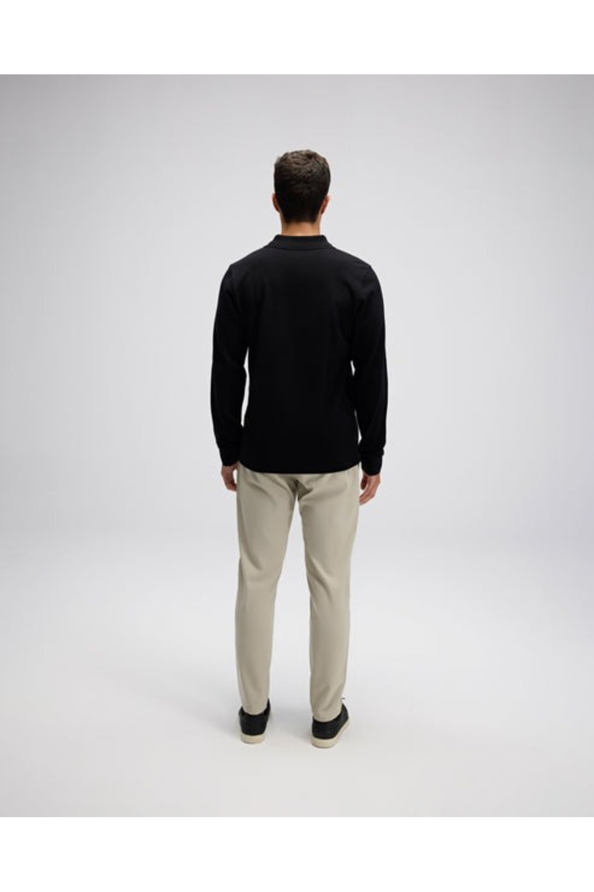 Ellesse Erkek Polo Sweatshirt EM582-BK görsel 4
