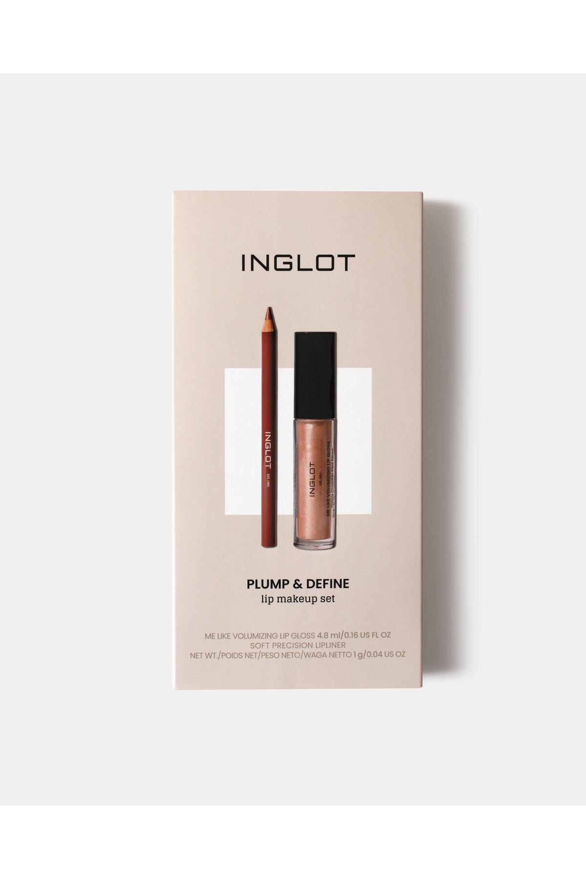 Inglot Lip Makeup Set Plump & Define – Dolgun ve Belirgin Dudaklar İçin 2’li Dudak Makyaj Seti - Fiyatı, Yorumları