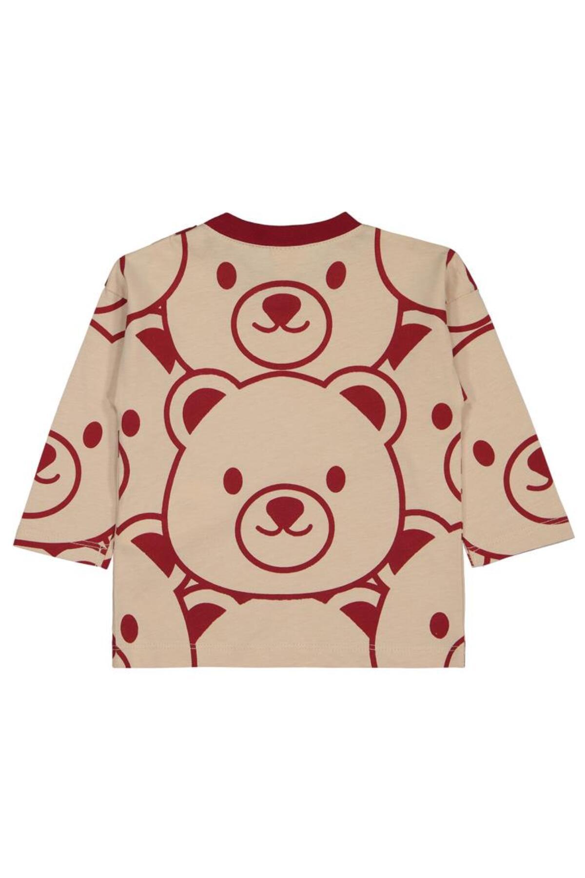 سیویل بیبی سویشرت طرح خرس تدی برای ۶ تا ۱۸ ماه - قرمز شرابی ۱۲ تا ۱۸ ماه سیویل بیبی سویشرت طرح خرس تدی برای ۶ تا ۱۸ ماه - قرمز شرابی ۱۲ تا ۱۸ ماه