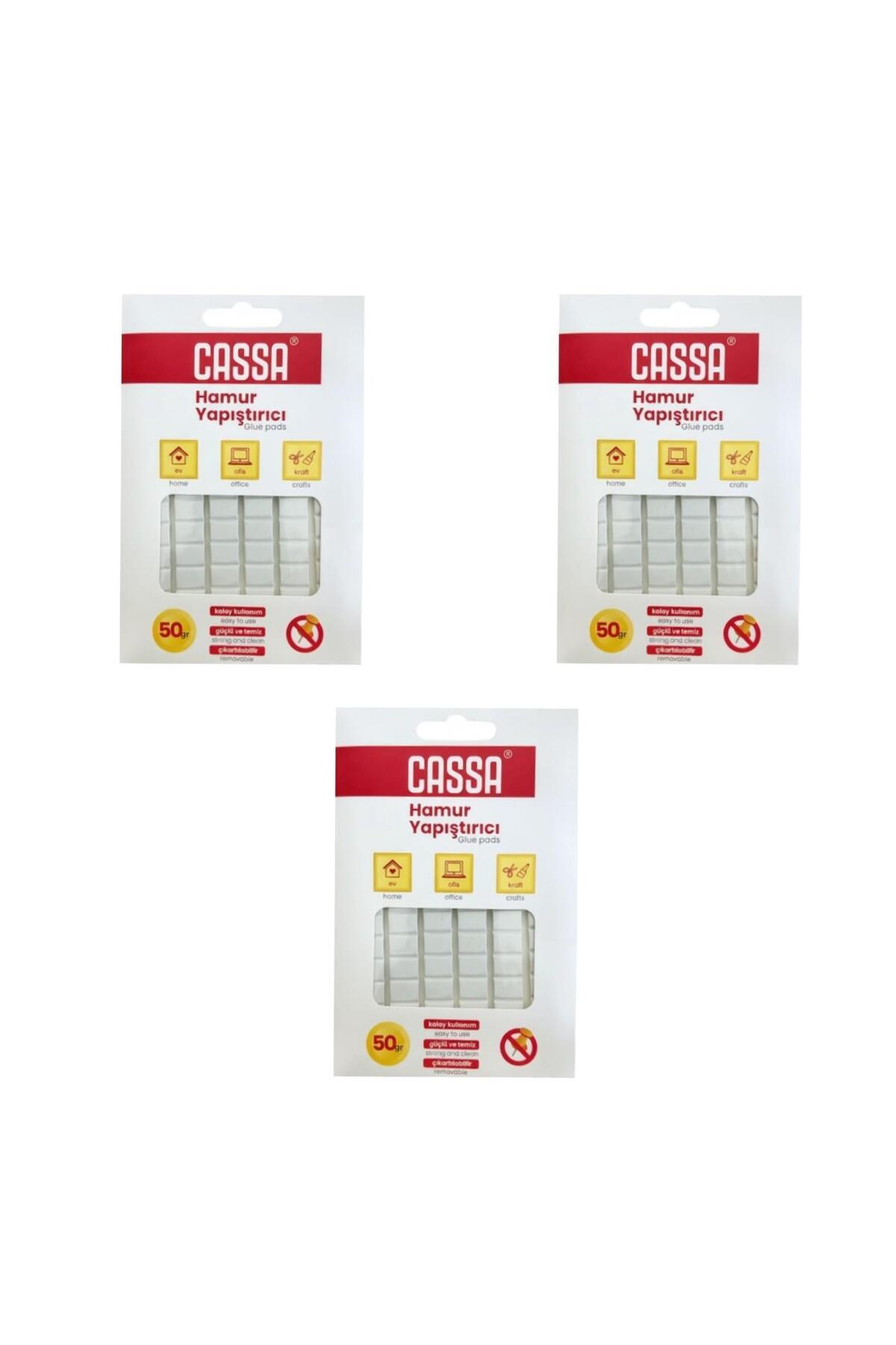 Cassa Tack-It Hamur Yapıştırıcı 50 gr Beyaz (065) 3 Adet