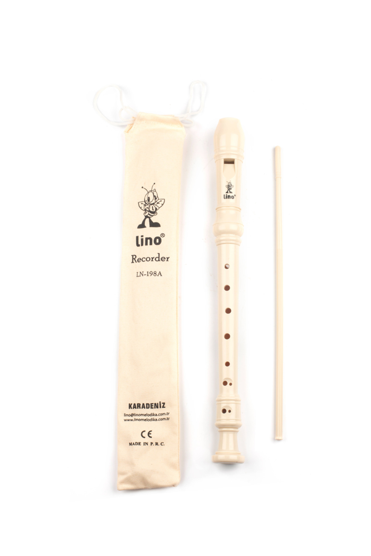 فلوت پلاستیکی (کیف پارچه‌ای)