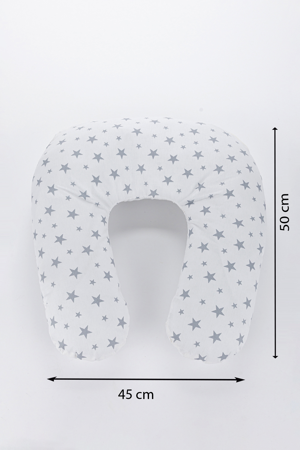 Halk Sepeti Çift Taraflı Emzirme Yastığı /bebek Destek Minderi, Hamile Yastığı, Pamuklu Kumaş, disanuva fotoğrafı 2 (önizleme)