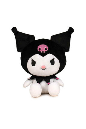 Hello Kitty And Friends Peluş HKTD6000 - Siyah Şapkalı Kuromi