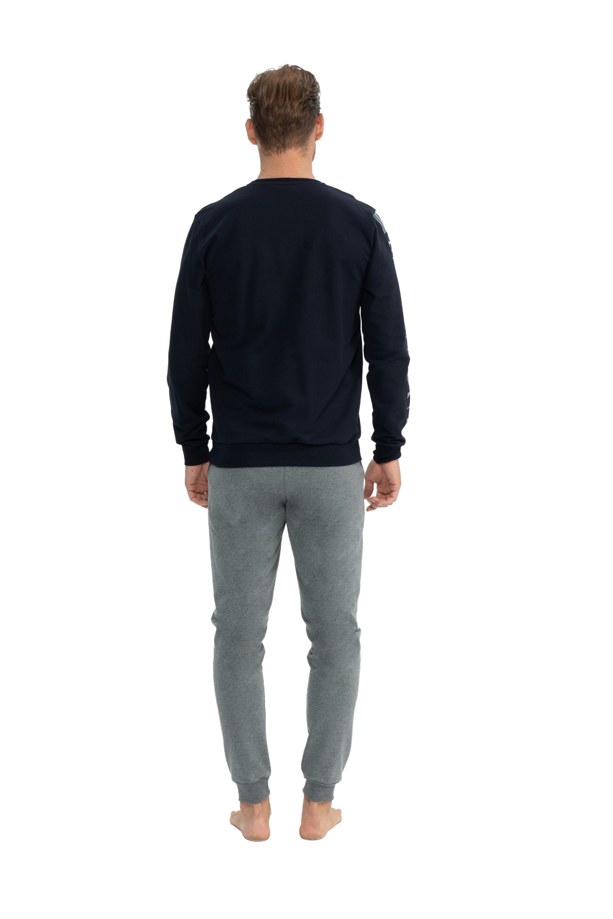 ست پیژامه و لباس خواب مردانه یقه گرد | یو اس پولو U.S. Polo Assn. USPOLO18820EKPT TR - تصویر 2