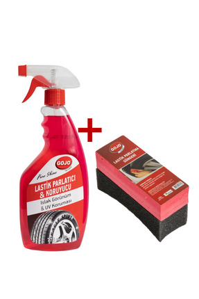 Gojo Lastik Parlatıcı & Koruyucu 750 ml + Lastik Parlatma Süngeri
