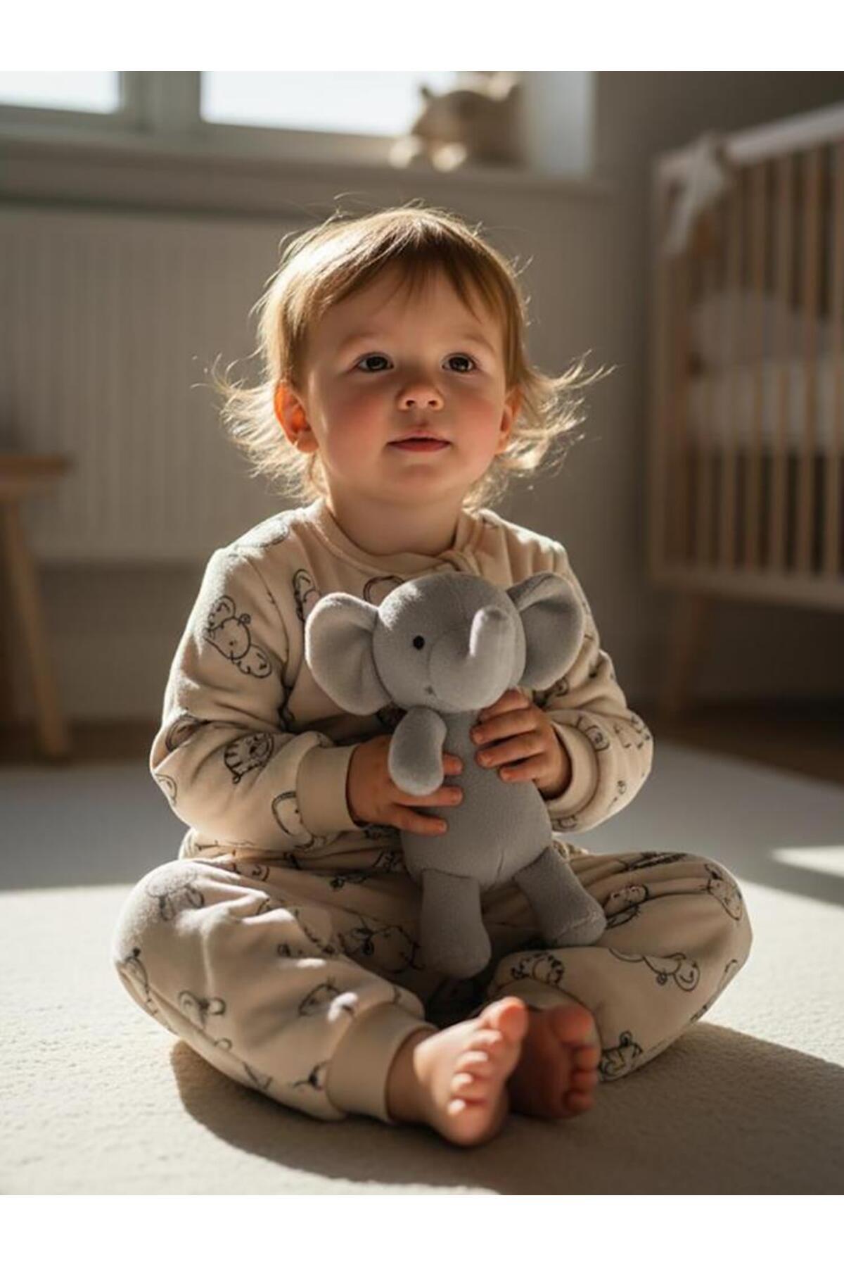 Civil Boys Sevimli Hayvanlar Empirme 60 Gr 2-5 Yaş Uyku Tulumu - Bej 5-6 Yaş