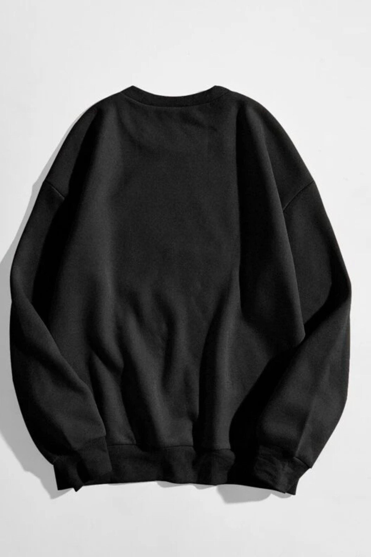 MODAGEN Unisex Kapüşonlu Fermuarlı Kahverengi Hırka Bisiklet Yaka Siyah Sweatshirt Takım görsel 5