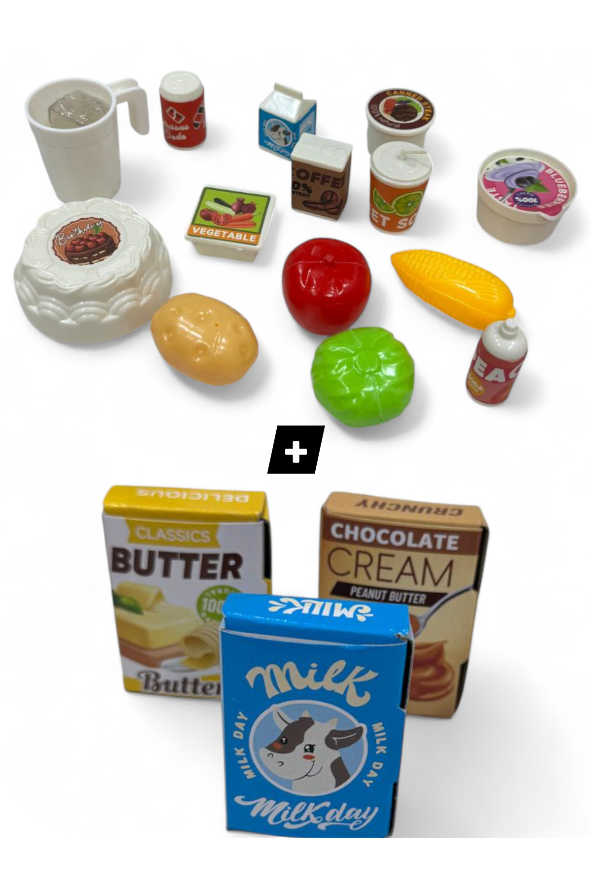 YILDIRIM OYUNCAK Led Işıklı Buhar Sprey Atan Açılabilir Çift Kapılı Buzdolabı 12 Parça Aksesuarlı Sesli Müzikli 26 Cm fotoğrafı 6 (önizleme)